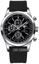 Breitling Transocean Chronograph Czarny/Tkanina Ø43 mm A1931012-BB68-103W-A20BA.1