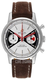 Breitling Premier Top Time Srebrny/Skóra Ø41 mm A23310121G1X1
