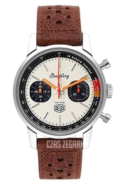 Breitling Top Time Deus Srebrny/Skóra Ø41 mm A233101A1A1X1