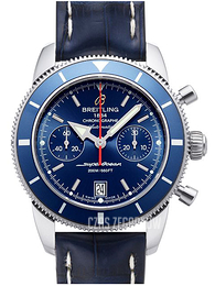 Breitling Superocean Heritage Chrono 44 Niebieski/Skóra Ø44 mm A2337016-C856-731P-A20BA.1