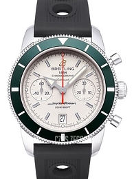 Breitling Superocean Heritage Chrono 44 Srebrny/Guma Ø44 mm A2337036-G753-200S-A20D.2