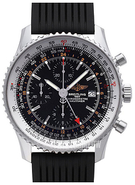 Breitling Navitimer World Czarny/Guma Ø46 mm A2432212-B726-252S-A20D.2