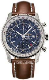 Breitling Navitimer World Niebieski/Skóra Ø46 mm A2432212-C651-440X-A20D.1