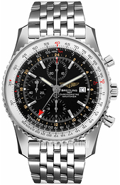 Breitling Navitimer Gmt Czarny/Stal Ø46 mm A24322121B1A1