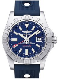 Breitling Avenger II GMT Niebieski/Guma Ø43 mm A3239011.C872.211S.A20D.2
