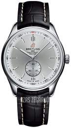 Breitling Premier Automatic Srebrny/Skóra Ø40 mm A37340351G1P1