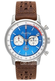 Breitling Premier Top Time Niebieski/Skóra Ø40 mm A41315A71C1X2