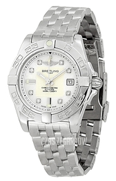 Breitling Galactic 32 Biały/Stal Ø31.8 mm A71356L2.A708.367A