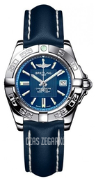 Breitling Galactic 32 Niebieski/Skóra Ø31.8 mm A71356L2.C811.116X.A14BA.1