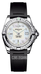 Breitling Galactic 32 Biały/Guma Ø31.8 mm A71356LA.A708.133S.A14S.1