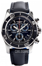 Breitling Superocean Chronograph M2000 Czarny/Skóra Ø46 mm A73310A8-BB74-232X-A20BA.1