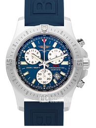 Breitling Colt Chronograph II Niebieski/Guma Ø44 mm A7338811-C905-158S-A20S.1
