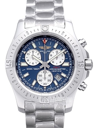 Breitling Colt Chronograph Niebieski/Stal Ø44 mm A7338811-C905-173A