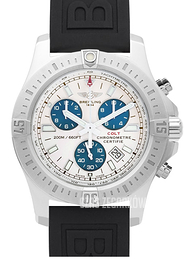 Breitling Colt Chronograph II Srebrny/Guma Ø44 mm A7338811-G790-152S-A20S.1