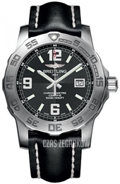 Breitling Colt 44 Czarny/Skóra Ø44 mm A7438710-BB50-435X-A20BASA.1