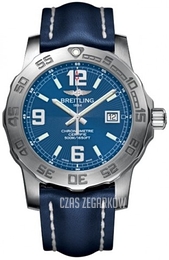 Breitling Colt 44 Niebieski/Skóra Ø44 mm A7438710-C849-105X-A20BASA.1