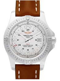 Breitling Colt 44 Srebrny/Skóra Ø44 mm A7438811-G792-433X-A20BA.1