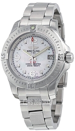 Breitling Biały/Stal Ø33 mm A7738811-A769-175A