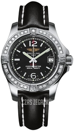 Breitling Colt 33 Czarny/Skóra Ø33 mm A7738853-BD46-408X-A14BA.1