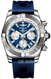Breitling Chronomat 44 Niebieski/Guma Ø44 mm AB011011-C788-211S-A20D.2