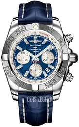 Breitling Chronomat 44 Niebieski/Skóra Ø44 mm AB011011-C788-731P-A20BA.1