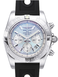 Breitling Chronomat 44 Biały/Guma Ø44 mm AB011012-G685-200S-A20D.2