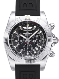Breitling Chronomat 44 Czarny/Guma Ø44 mm AB011012-M524-152S-A20S.1