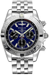 Breitling Chronomat 44 Niebieski/Stal Ø44 mm AB0110121C1A1