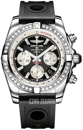 Breitling Chronomat 44 Czarny/Guma Ø44 mm AB011053-B967-200S-A20D.2