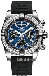 Breitling Chronomat 44 Niebieski/Guma Ø44 mm AB011053-C789-152S-A20S.1