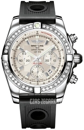 Breitling Chronomat 44 Srebrny/Guma Ø44 mm AB011053-G684-200S-A20D.2