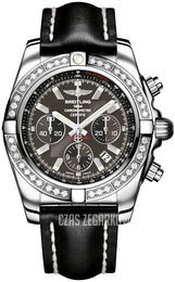 Breitling Chronomat 44 Czarny/Skóra Ø44 mm AB011053-M524-435X-A20BA.1
