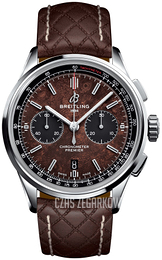 Breitling Premier B01 Chronograph 42 Brązowy/Skóra Ø42 mm AB01181A1Q1X1