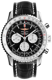 Breitling Navitimer 01 46mm Czarny/Skóra Ø46 mm AB012721-BD09-761P-A20D.1