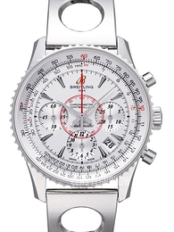 Breitling Montbrillant 01 Srebrny/Stal Ø40 mm AB013012-G709-223A