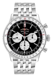 Breitling Navitimer B01 Chronograph 46 Czarny/Stal Ø46 mm AB0137211B1A1