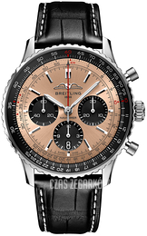 Breitling Navitimer B01 Chronograph 43 Różowe złoto/Skóra Ø43 mm AB0138241K1P1