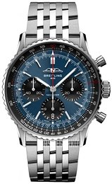 Breitling Navitimer B01 Chronograph 41 Niebieski/Stal Ø41 mm AB0139241C1A1