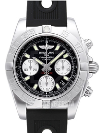 Breitling Chronomat 41 Czarny/Guma Ø41 mm AB014012-BA52-202S-A18D.2