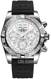 Breitling Chronomat 41 Biały/Guma Ø41 mm AB0140AA-A747-150S-A18S.1