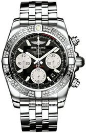 Breitling Chronomat 41 Czarny/Stal Ø41 mm AB0140AA-BA52-378A