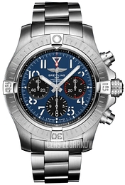 Breitling Avenger B01 Chronograph 45 Niebieski/Stal Ø45 mm AB01821A1C1A1