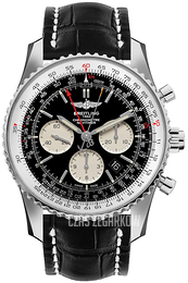 Breitling Navitimer Rattrapante Czarny/Skóra Ø45 mm AB031021-BF77-761P-A20D.1