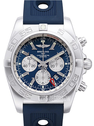 Breitling Chronomat GMT Niebieski/Guma Ø47 mm AB041012-C834-205S-A20D.2
