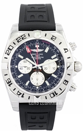 Breitling Chronomat GMT Czarny/Guma Ø47 mm AB0413B9-BD17-154S-A20S.1