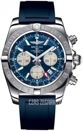 Breitling Chronomat 44 GMT Niebieski/Guma Ø44 mm AB042011-C851-145S-A20S.1