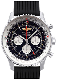 Breitling Navitimer GMT Czarny/Guma Ø48 mm AB044121-BD24-252S-A20D.2