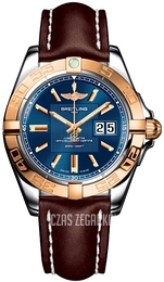 Breitling Galactic 41 Niebieski/Skóra Ø41 mm C49350L2-C810-431X-A18BA.1