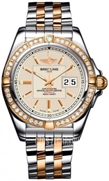 Breitling Galactic 41 Srebrny/Stal Ø41 mm C49350LA-G701-366C