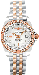 Breitling Galactic 32 Biały/Stal w kolorze różowego złota Ø31.8 mm C71356LA.A712.367C